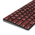 Marsala Snake Skin Magic Keyboard with Numeric Keypad Skin