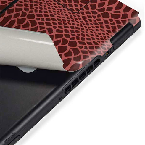 Marsala Snake Skin Nintendo Switch Bundle Skin