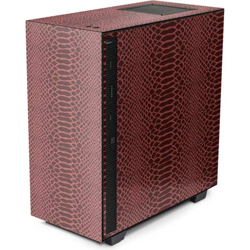 Marsala Snake Skin NZXT H510 Compact ATX Mid-Tower Case Skin