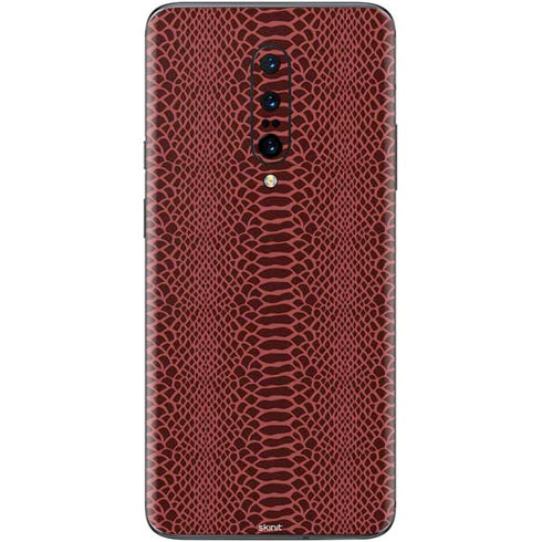 Marsala Snake Skin OnePlus 7 Pro Skin