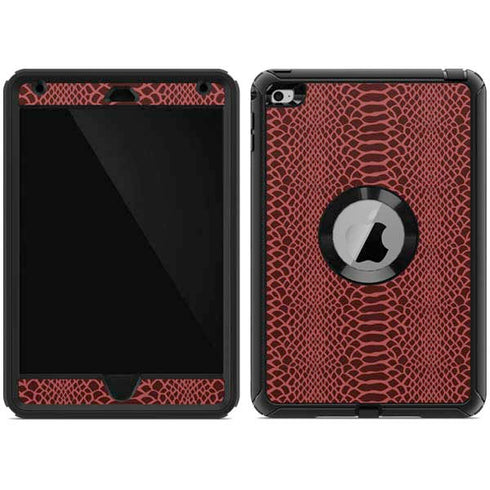 Marsala Snake Skin Otterbox Defender iPad Skin