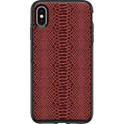 Marsala Snake Skin Otterbox Symmetry iPhone Skin