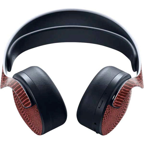 Marsala Snake Skin PULSE 3D Wireless Headset for PS5 Skin