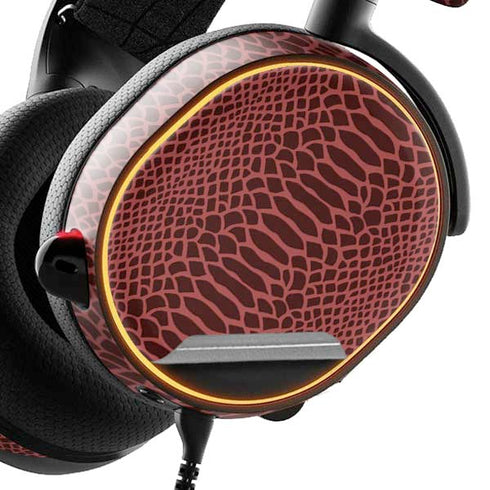 Marsala Snake Skin SteelSeries Arctis 5 Skin