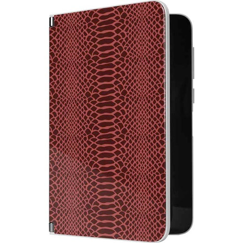 Marsala Snake Skin Surface Duo Skin