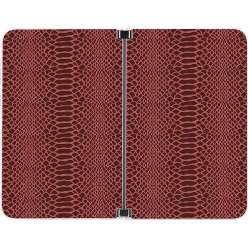 Marsala Snake Skin Surface Duo Skin