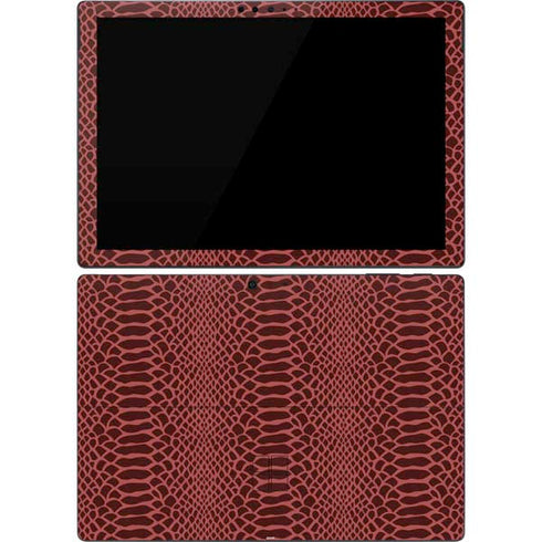 Marsala Snake Skin Surface Pro 7 Skin