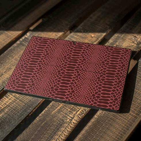 Marsala Snake Skin Surface Pro 7 Skin