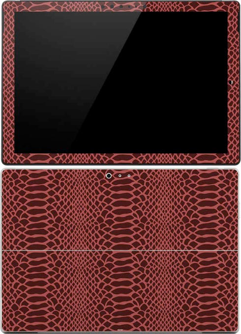 Marsala Snake Skin Surface Pro (2017) Skin