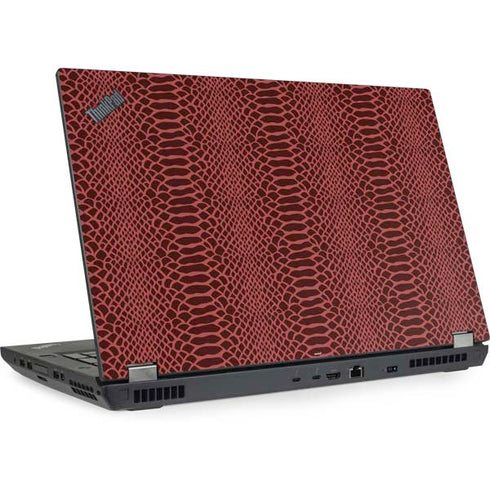 Marsala Snake Skin Lenovo ThinkPad Skin
