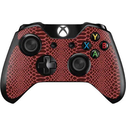 Marsala Snake Skin Xbox One Controller Skin