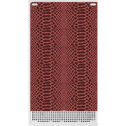 Marsala Snake Skin Xbox Series S Skins
