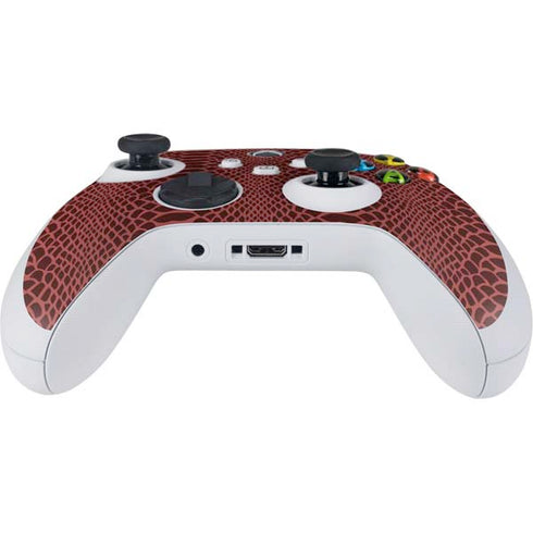 Marsala Snake Skin Xbox Series S Controller Skin
