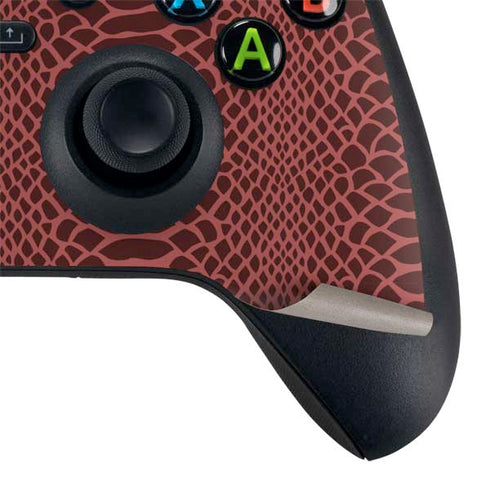 Marsala Snake Skin Xbox Series X Controller Skin