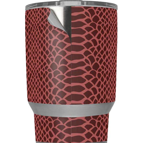 Marsala Snake Skin Yeti 20oz Tumbler Skin