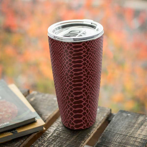 Marsala Snake Skin Yeti 20oz Tumbler Skin