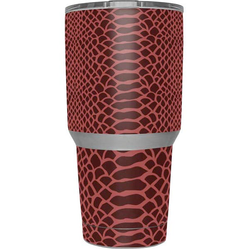 Marsala Snake Skin Yeti 30oz Rambler Tumbler Skin