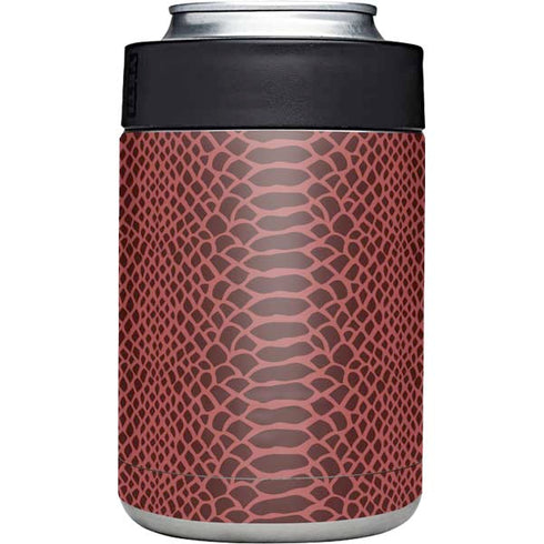 Marsala Snake Skin Yeti Colster Can Insulator Skin