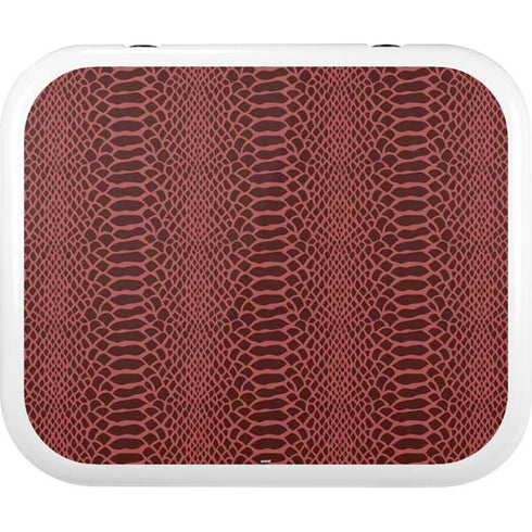 Marsala Snake Skin YETI Roadie 24 Hard Cooler Skin
