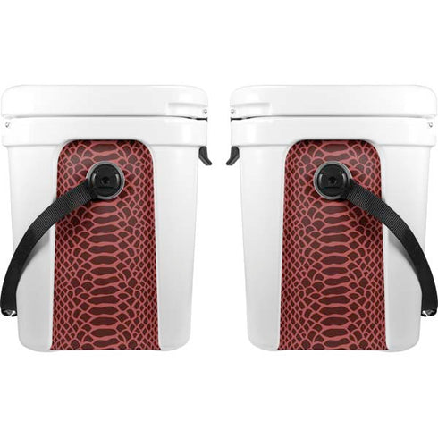 Marsala Snake Skin YETI Roadie 24 Hard Cooler Skin
