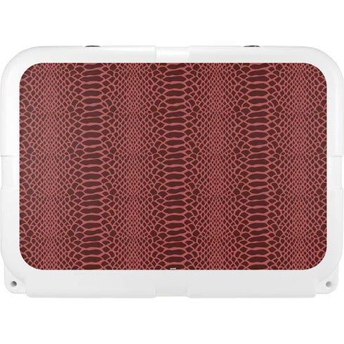 Marsala Snake Skin YETI Tundra 35 Hard Cooler Skin