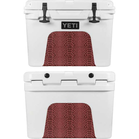 Marsala Snake Skin YETI Tundra 35 Hard Cooler Skin