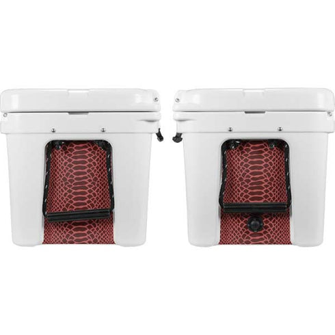 Marsala Snake Skin YETI Tundra 35 Hard Cooler Skin