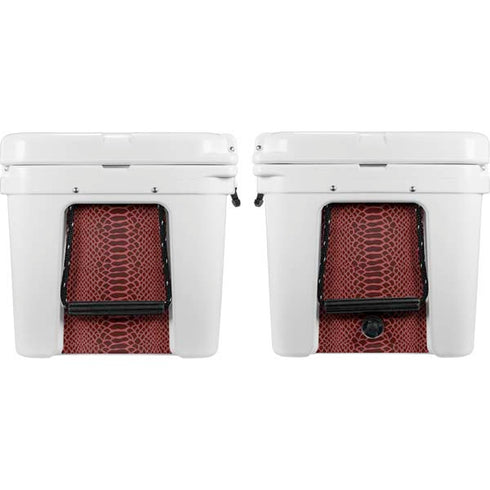 Marsala Snake Skin YETI Tundra 65 Hard Cooler Skin