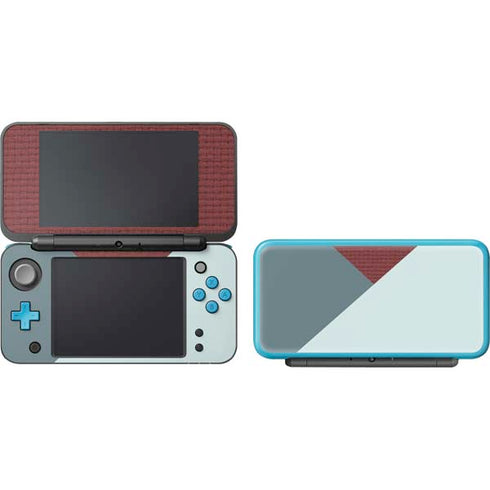Marsala Triangle Shapes Nintendo 2DS XL (2017) Skin