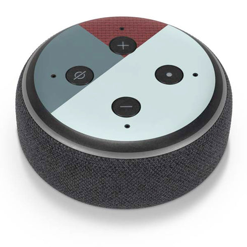 Marsala Triangle Shapes Amazon Echo Dot Skin