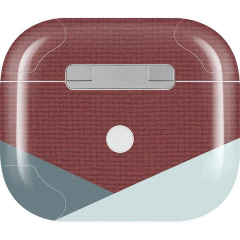 Marsala Triangle Shapes Apple AirPods (3rd Gen 2021) Skin