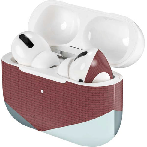 Marsala Triangle Shapes Apple AirPods Pro Skin