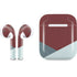 Marsala Triangle Shapes Apple AirPods Skin
