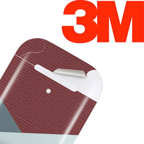 Marsala Triangle Shapes Apple AirPods Skin