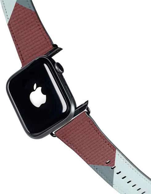 Marsala Triangle Shapes Apple Watch Band 42-44mm