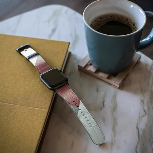 Marsala Triangle Shapes Apple Watch Band 42-44mm