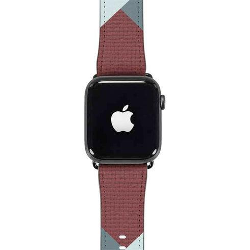 Marsala Triangle Shapes Apple Watch Band 38-40mm