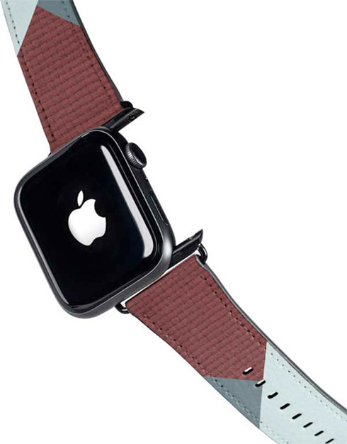 Marsala Triangle Shapes Apple Watch Band 38-40mm
