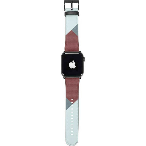 Marsala Triangle Shapes Apple Watch Band 38-40mm