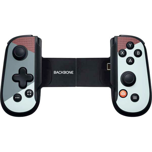 Marsala Triangle Shapes Backbone One for iPhone Game Controller Skin