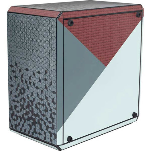 Marsala Triangle Shapes Cooler Master MasterBox Q300L Mini Tower Skin