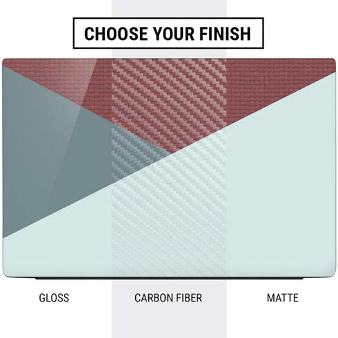 Marsala Triangle Shapes Dell Vostro Skin