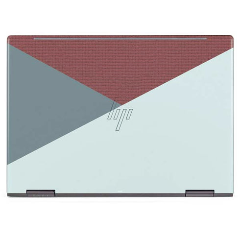 Marsala Triangle Shapes HP Envy Skin