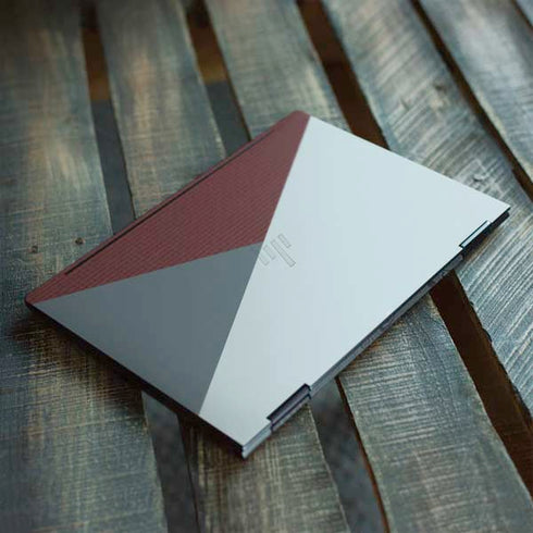 Marsala Triangle Shapes HP Envy Skin