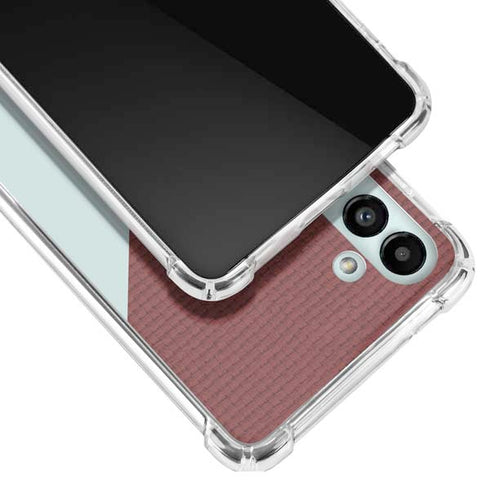 Marsala Triangle Shapes Galaxy A13 5G Clear Case