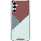 Marsala Triangle Shapes Galaxy A14 5G Clear Case