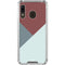 Marsala Triangle Shapes Galaxy A30 Clear Case