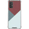 Marsala Triangle Shapes Galaxy A32 5G Clear Case