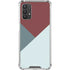 Marsala Triangle Shapes Galaxy A32 5G Clear Case