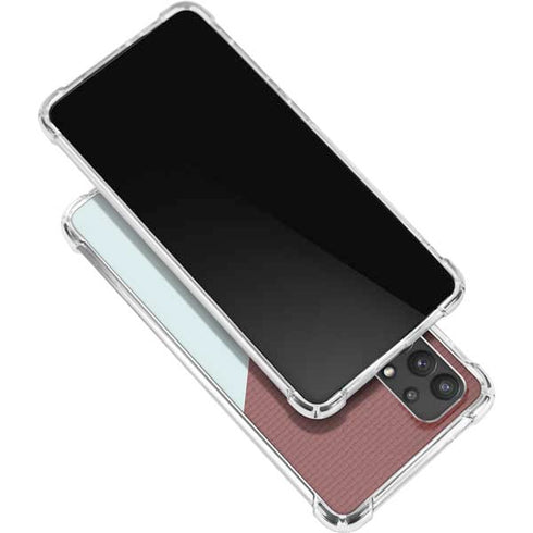 Marsala Triangle Shapes Galaxy A32 5G Clear Case
